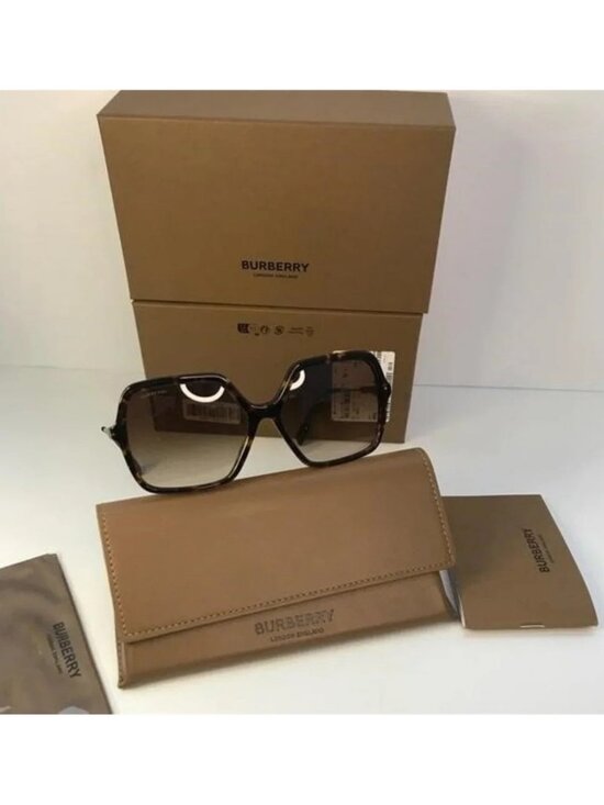 ? - New Authentic Burberry Brown Gradient Square Ladies Sunglasses BE4324 main image 11